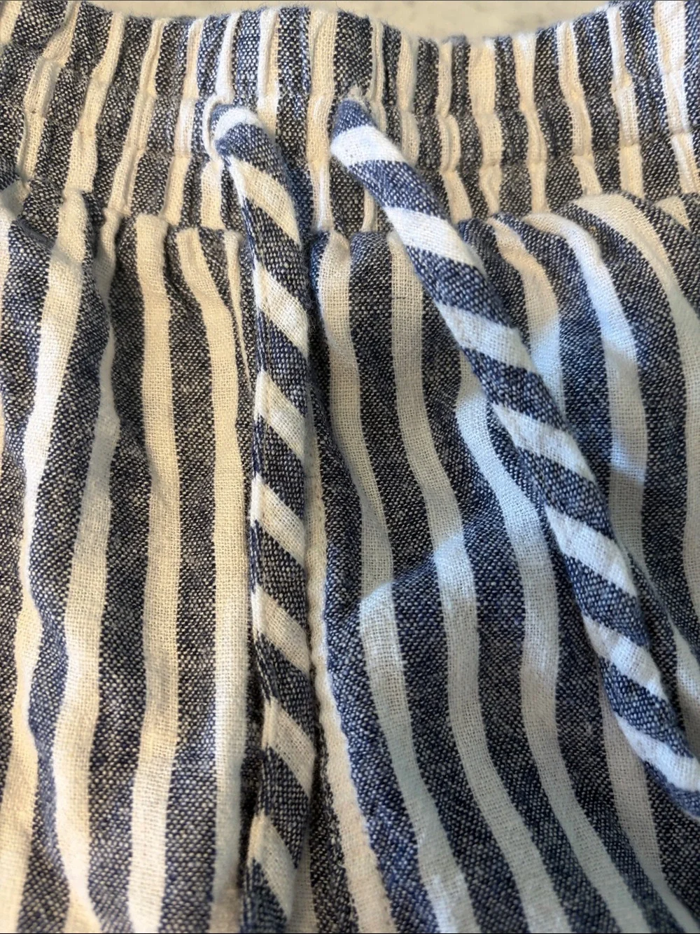 Two pairs of linen shorts size XS